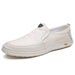Men Casual Summer Footwear Breathable Mens Leisure Walk Loafers Genuine Leather Moccasins Hollow Out Slip on Male Driving Shoes - IFINDALL