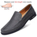Genuine Leather Slip on Loafers Men Formal Dress Shoes Office Driving Wedding Party Mocasines Hombre Big Size Casual Shoes - IFINDALL