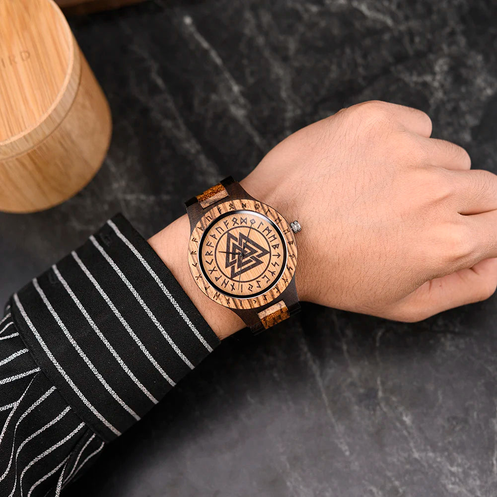 BOBO BIRD VIKING Watch Fashion Mens Watches Casual Wristwatch for Men Gift Box Packing - IFINDALL