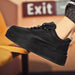2024 Autumn New Men's Board Shoes Thick Sole Elevated Shoes Trendy Fashion Casual Shoes Student Four Seasons Little White Shoes - IFINDALL