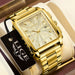 LIGE Fashion Business Watch Men Square Sport Waterproof Watches For Men Top Brand Luxury Military Quartz Chronograph Wristwatch - IFINDALL