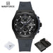 New NAVIFORCE Sports Silicone Strap Male Chronograph Quartz Calendar Men's Watches Casual Wild Waterproof Man Wristwatch NF8051T - IFINDALL