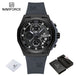 New NAVIFORCE Sports Silicone Strap Male Chronograph Quartz Calendar Men's Watches Casual Wild Waterproof Man Wristwatch NF8051T - IFINDALL