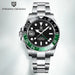 PAGANI DESIGN PD-1662 Luxury GMT Men Mechanical Wristwatch Sapphire Glass Stainless Steel 100M Waterproof Automatic Watches - IFINDALL