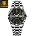 POEDAGAR Luxury Business Men's Wristwatch Stainless Steel Date Week Man Watch Waterproof Luminous Fashion Quartz Watches For Men - IFINDALL