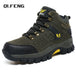 Trendy Classic Men Ankle Boots Wear Resisting Hiking Shoes Cow Suede Men Boot Comfortable Walking Sneaker For Man Tactical Shoes - IFINDALL