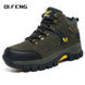 Trendy Classic Men Ankle Boots Wear Resisting Hiking Shoes Cow Suede Men Boot Comfortable Walking Sneaker For Man Tactical Shoes - IFINDALL