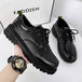 Men Leather Shoes British Business Men's Casual Fashion Shoes Thick Soles Comfort Business Shoes for Men - IFINDALL