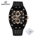 New NAVIFORCE Men's Quartz Multifunction Watches Fashion Sports Chronograph 5ATM Waterproof Silicone Band Casual Man Wrist Watch - IFINDALL