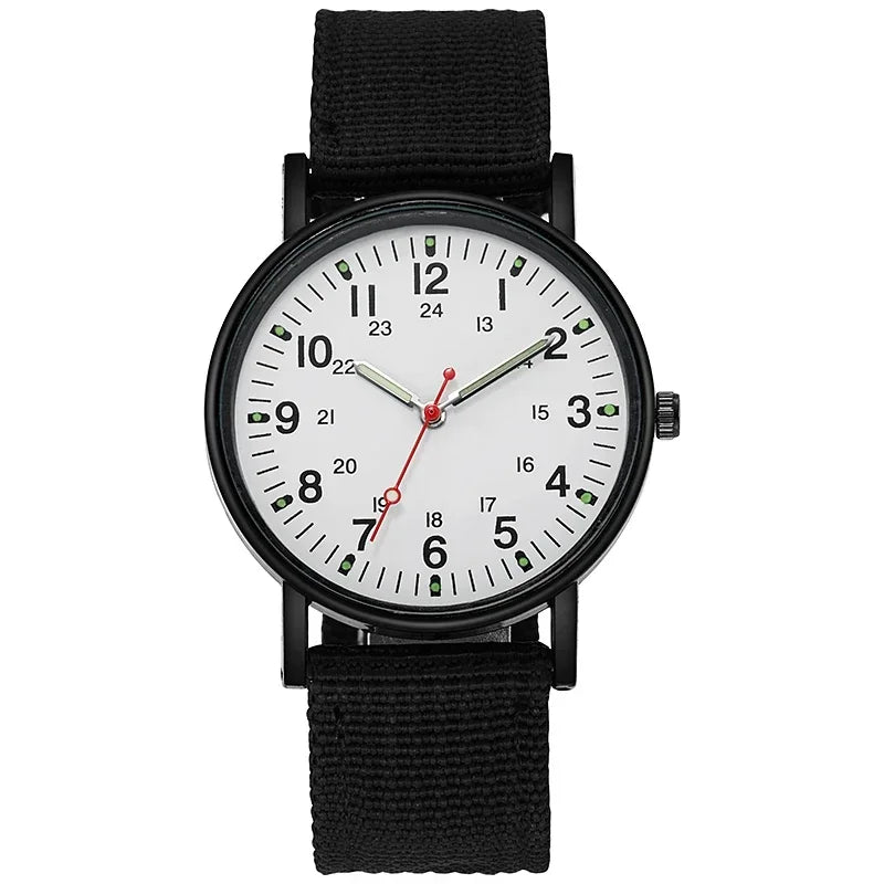 Luminous Men's Sports Watch Nylon Woven Band  Shock Resistant Wristwatches Male Quartz Watches Reloj Hombre Xmas Gift - IFINDALL