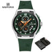 NAVIFORCE NF8051T  Luxury Design Men's Watches 30m Waterproof Military Sport with Date Silicone Band Quartz Wristwatch - IFINDALL