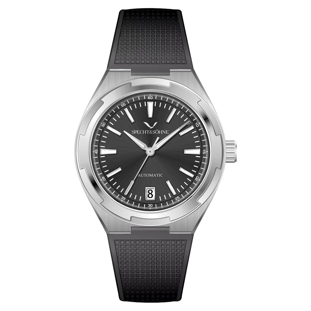 Specht & Söhne New Arrivals Wine Red Color 37MM Men's Watches NH35 Automatic Mechanical Watch Luminous Sapphire 50M Waterproof - IFINDALL