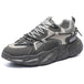PU Leather Breathable Running Shoes For Mens 2025 Trend Fashion Male Sneakers Mesh Fabric Outdoor Hiking Men's Sport Shoes - IFINDALL