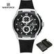 NAVIFORCE NF8051T  Luxury Design Men's Watches 30m Waterproof Military Sport with Date Silicone Band Quartz Wristwatch - IFINDALL