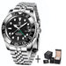 PAGANI DESIGN PD-1662 Luxury GMT Men Mechanical Wristwatch Sapphire Glass Stainless Steel 100M Waterproof Automatic Watches - IFINDALL