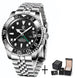 PAGANI DESIGN PD-1662 Luxury GMT Men Mechanical Wristwatch Sapphire Glass Stainless Steel 100M Waterproof Automatic Watches - IFINDALL