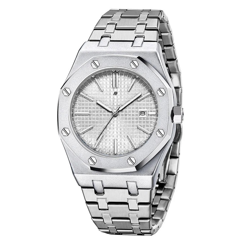 Luxury Brand 2025 Classic Design Business Men's Delicacy Mechanical Style Watch Sapphire Stainless Steel Waterproof 20Bar Date - IFINDALL
