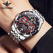 OUPINKE 3250 Luxury Hollow out Men Automatic Mechanical Watch Fashion Original Sports Deep Waterproof Luminous Men Watch Reloj - IFINDALL