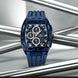 NAVIFORCE Men's Watch Quartz Chronograph Fashion Clock Waterproof Silicone Tape Watches for Man Date Display Sports Wristwatches - IFINDALL