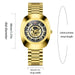 2025 New Luxury Men Watch Fashion Elliptical Hollow Dial Stainless Steel Strap Leisure Business Original Movement Watch for Men - IFINDALL