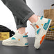 Men's sports shoes high-top four seasons outdoor casual breathable running shoes thick bottom fashion non-slip sneakers - IFINDALL
