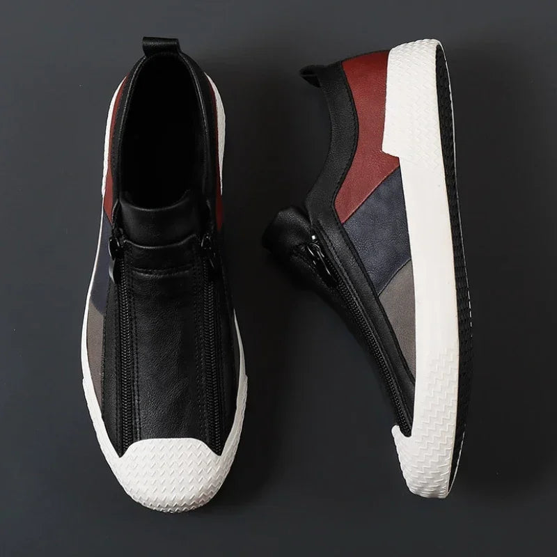 Men's Sneakers High Quality Men Shoes Comfortable Leather Shoes Wear-resistant Plus Size Casual Driving Shoes Hot Sale Moccasins - IFINDALL