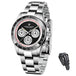 PAGANI DESIGN New Men's Quartz Watch Fashion Ceramic bezel Chronograph 100m Waterproof Men's Stainless Steel Watch - IFINDALL