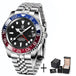 PAGANI DESIGN PD-1662 Luxury GMT Men Mechanical Wristwatch Sapphire Glass Stainless Steel 100M Waterproof Automatic Watches - IFINDALL