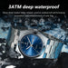 POEDAGAR High Quality Watches For Men Stainless Steel Waterproof Luminous Man Watch Date Week Luxury Business Quartz Men's Watch - IFINDALL
