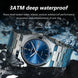 POEDAGAR High Quality Watches For Men Stainless Steel Waterproof Luminous Man Watch Date Week Luxury Business Quartz Men's Watch - IFINDALL