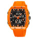 New LOQNCE  98003 Male montre homme Hour Sport Watches Digital Double Time Chronograph Watch Mens LED Week Display Wristwatches - IFINDALL
