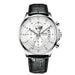 Men's Watch Leather Strap Quartz Watch Waterproof Calendar Quartz Movement Man Wrist Watch Business Style A4319 - IFINDALL