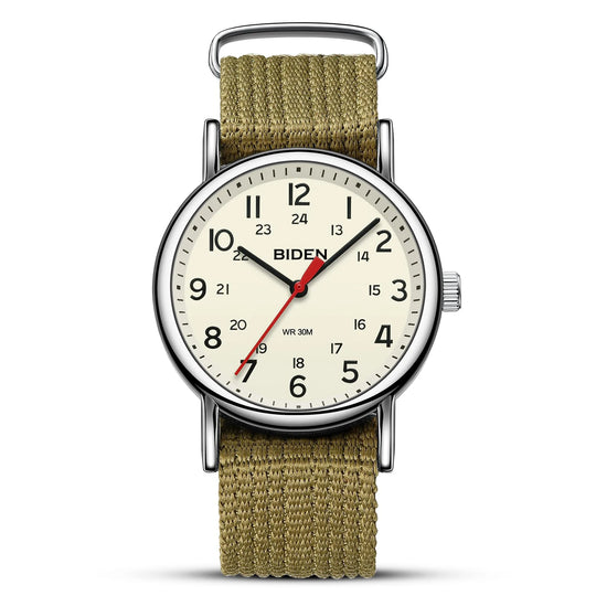 2024 New retro style men's quartz watch 30M waterproof top brand sports and leisure men's clock - IFINDALL