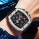2025 New VA VA VOOM Top Brand Men Watches Luxury Square Sports Quartz Watch Waterproof Multifunctional Chronograph Watch for Men - IFINDALL