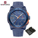 NAVIFORCE NF7112 Original Quartz Watch for Men Simple Silicone Strap 5Bar Waterproof Luminous Watches - IFINDALL