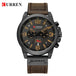 CURREN 8314 Men's Quartz Watch New Fashion Multi-function Chronograph Clock Leather Strap Calendar Simple Sports Watches for Men - IFINDALL