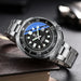 QINGXIYA Brand New Fashion Design Date Quartz Watch for Men Stainless Steel Waterproof Luminous Mens Watches Relogio Masculino - IFINDALL