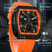 Men Sports Digital Wrist Watches For Male Clock Dual Display Man Tonneau Watches Chronograph Luminous Silicone Band Dropship - IFINDALL