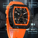 Men Sports Digital Wrist Watches For Male Clock Dual Display Man Tonneau Watches Chronograph Luminous Silicone Band Dropship - IFINDALL