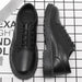 Luxury Men's Genuine Leather Business Formal Shoes British Style Men's Black Platform Lace Up Casual Shoes Zapatos De Cuero 2025 - IFINDALL