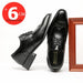 High Quality Genuine Leather Brogue Men Elevator Shoes 6CM Height Increase Oxford Men Formal Dress Shoes Business Office Wedding - IFINDALL