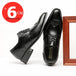 High Quality Genuine Leather Brogue Men Elevator Shoes 6CM Height Increase Oxford Men Formal Dress Shoes Business Office Wedding - IFINDALL