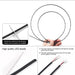 18 in 1 LED Symphony Ambient Lights Car Interior Full Color Streamer RGB 64 Colors Neon Acrylic Strip Decoration Atmosphere Lamp - IFINDALL