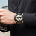 CURREN 8314 Men's Quartz Watch New Fashion Multi-function Chronograph Clock Leather Strap Calendar Simple Sports Watches for Men - IFINDALL