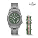 Boderry Field Watch Titanium Quartz Watches VOYAGER 38 Mens 100M Waterproof Clock Military Sport Luminous Business Wristwatch - IFINDALL
