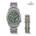 Boderry Field Watch Titanium Quartz Watches VOYAGER 38 Mens 100M Waterproof Clock Military Sport Luminous Business Wristwatch - IFINDALL