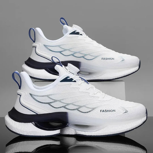 Men Rotary Buckle Running Shoes Women Reflective Outdoor Jogging Sneakers INS Chunky Sports Zapatillas Anti-Slip Unisex Footwear - IFINDALL