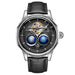 SEAKOSS Male Dual Earth Rotating Mechanical Men's Watch Automatic Movement Waterproof Clock Pilots 1963 Flywheel Wristwatches - IFINDALL