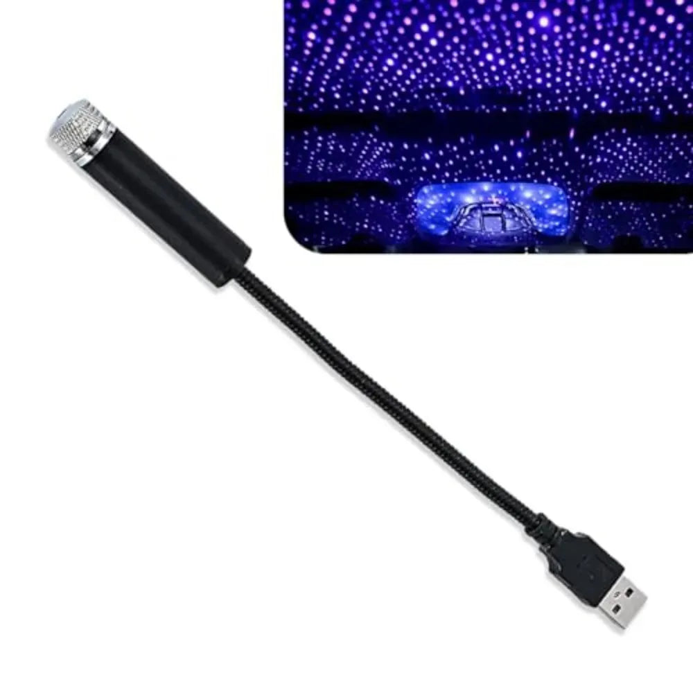USB Car Roof light LED Babysbreath Atmosphere light Ambient LED Projection lamp LED Starry Sky Night Light Car Decorative light - IFINDALL
