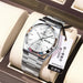 POEDAGAR Men's Watches Fine Steel Sport Fashion Original Quartz Watch for Man Waterproof Luminous Date Weel Gentleman Trend Relo - IFINDALL